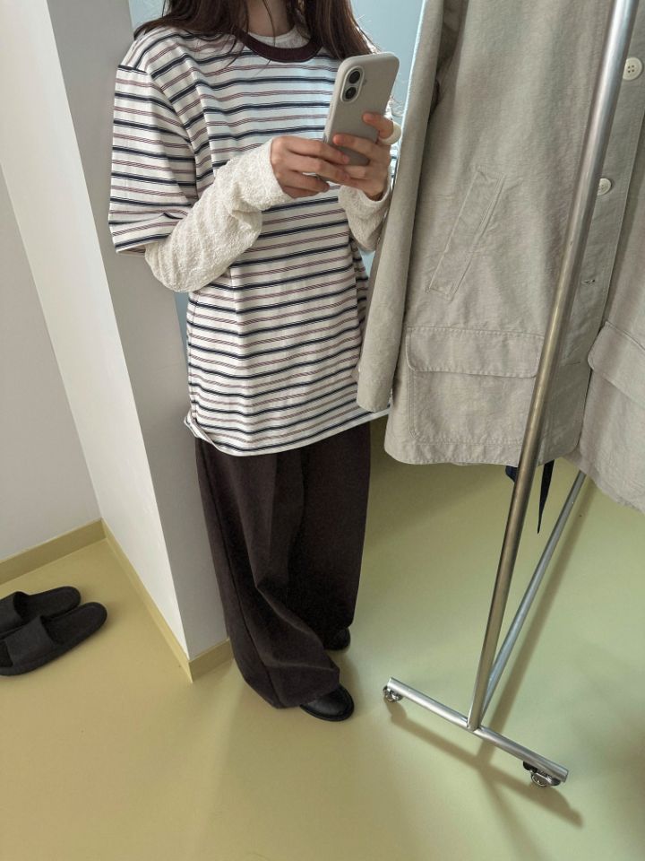 MARE東大門直郵女士新品26春夏人氣推薦真品休閑長袖T恤蕾絲MARE長袖T恤