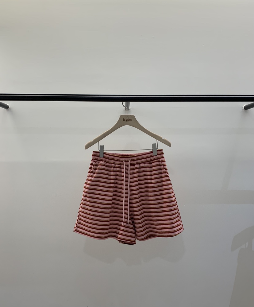 LA CREME韓國直郵女裝新款熱賣休閑26春夏推薦人氣短褲毛圈LA CREME短褲圖色2