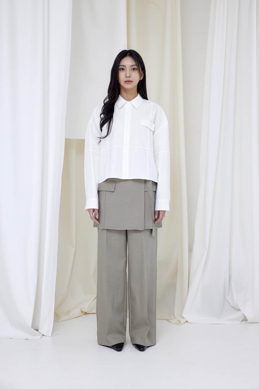 LE-PPL韓國直郵女士新品真品人氣熱賣休閑時尚襯衫蕾絲衫LE-PPL襯衫/蕾絲衫