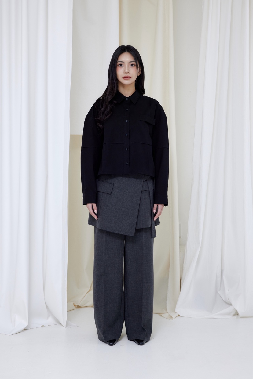 LE-PPL韓國直郵女士新品真品人氣熱賣休閑時尚襯衫蕾絲衫LE-PPL襯衫/蕾絲衫