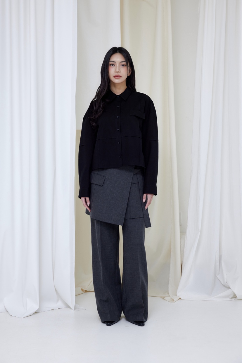 LE-PPL韓國直郵女士新品真品人氣熱賣休閑時尚襯衫蕾絲衫LE-PPL襯衫/蕾絲衫