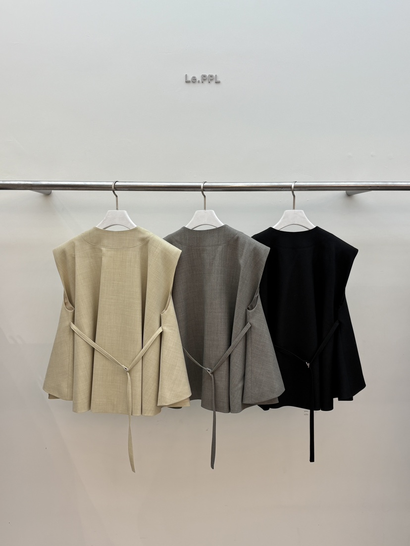 LE-PPL韓國代購女士新品人氣26春夏時尚熱賣推薦休閑馬甲LE-PPL馬甲