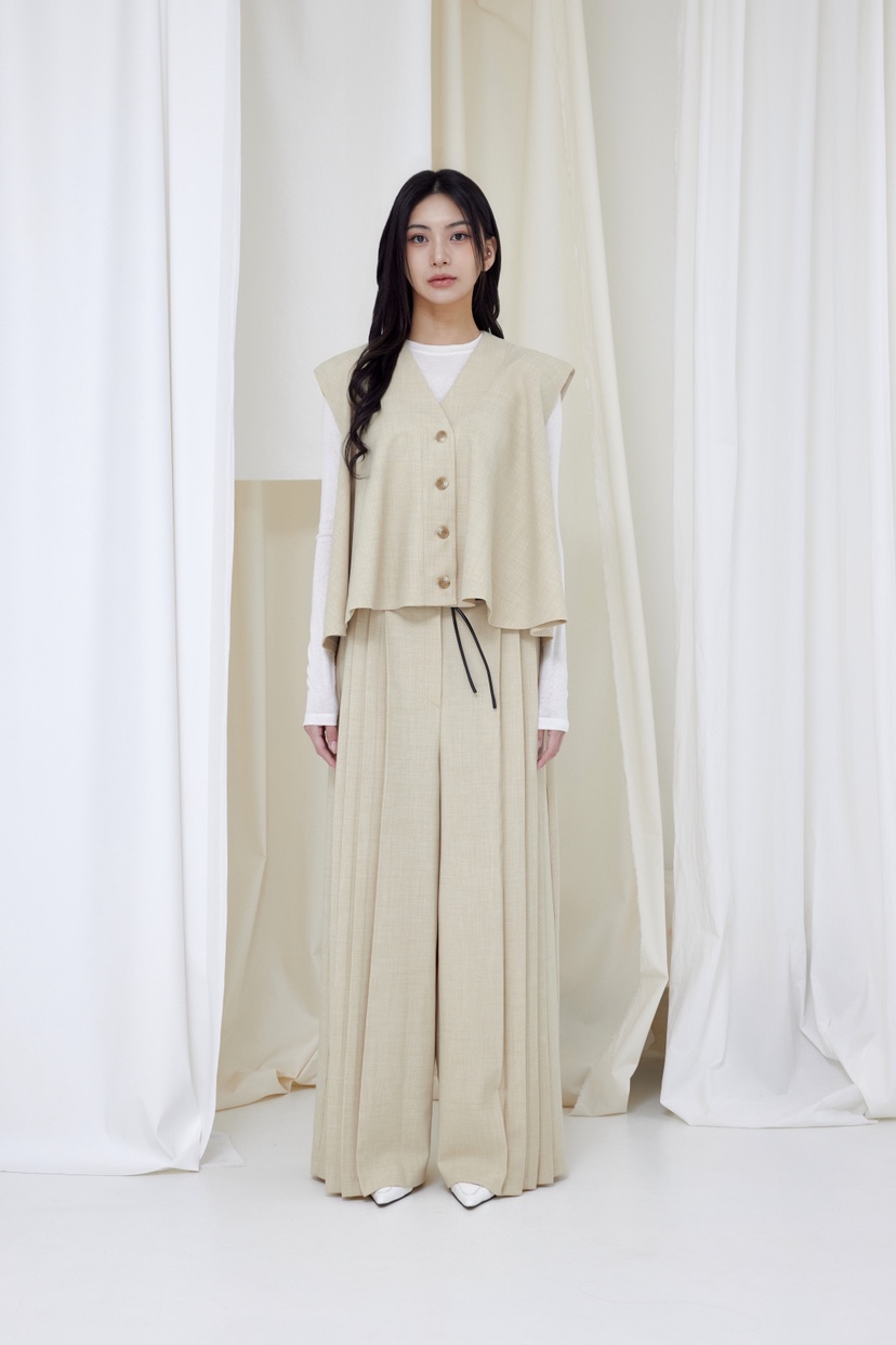 LE-PPL韓國代購女士新品人氣26春夏時尚熱賣推薦休閑馬甲LE-PPL馬甲