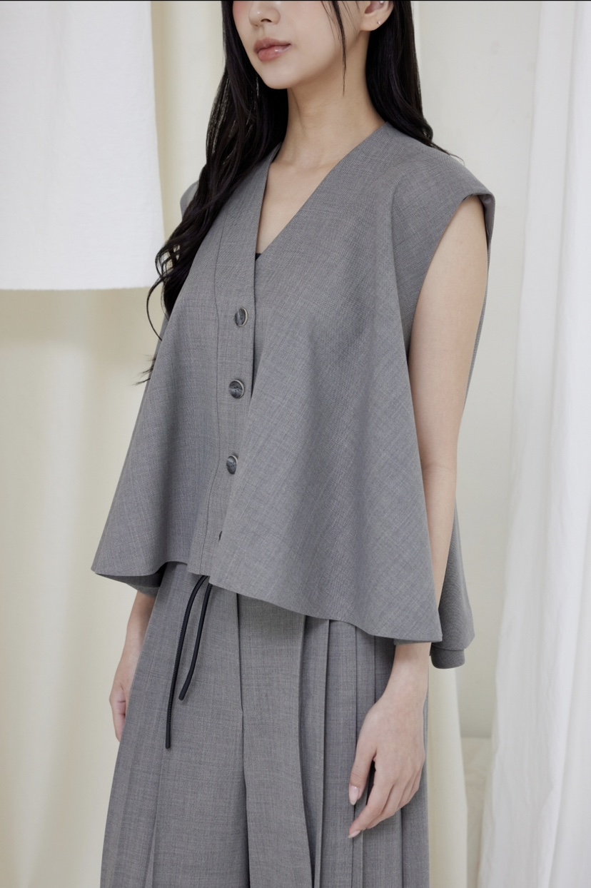 LE-PPL韓國代購女士新品人氣26春夏時尚熱賣推薦休閑馬甲LE-PPL馬甲