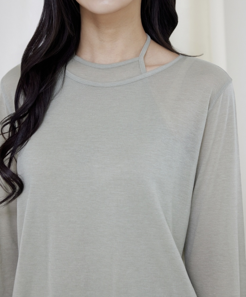 LE-PPL東大門代購女士新品推薦26春夏真品職業時尚長袖T恤LE-PPL長袖T恤