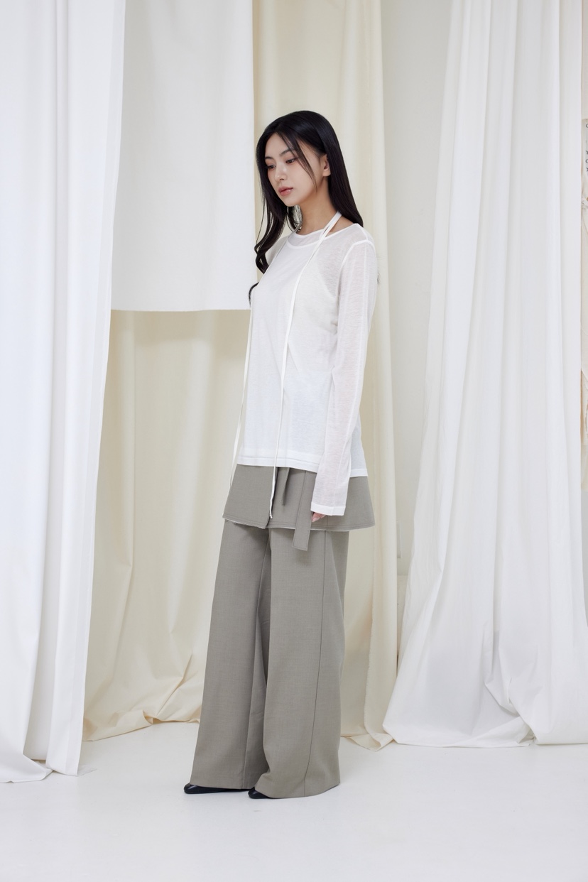 LE-PPL東大門代購女士新品推薦26春夏真品職業時尚長袖T恤LE-PPL長袖T恤