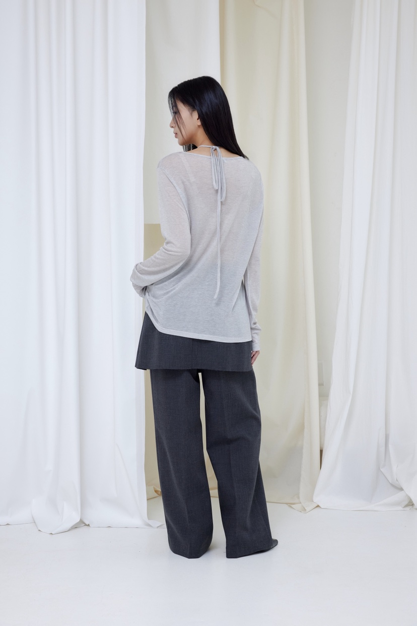 LE-PPL東大門代購女士新品推薦26春夏真品職業時尚長袖T恤LE-PPL長袖T恤