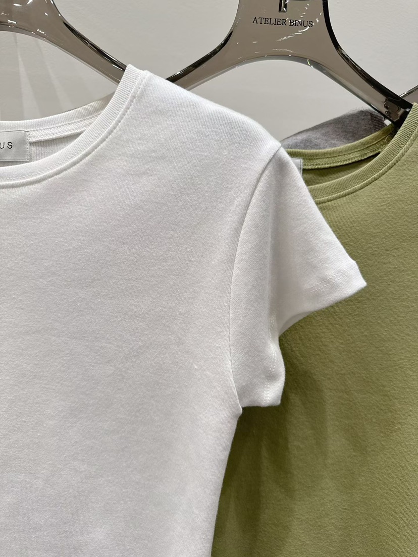 BINUS韓國直郵女士新品推薦真品人氣職業時尚休閑T恤修身BINUST恤