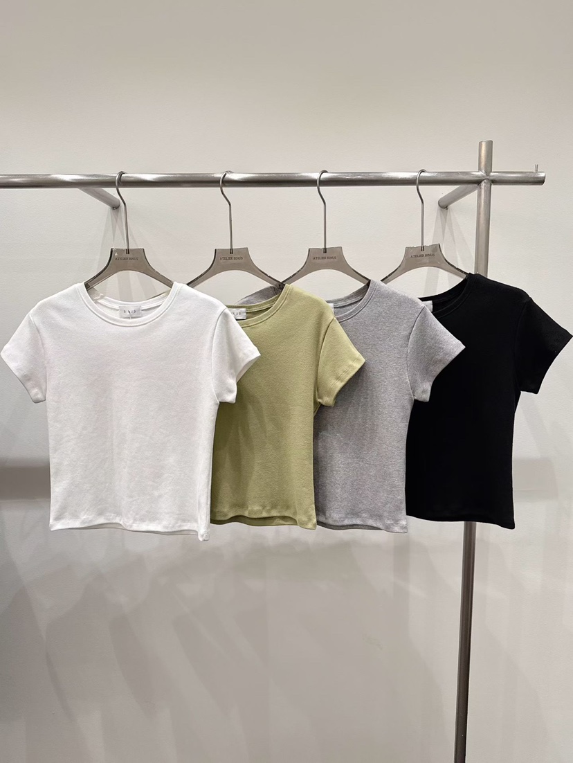 BINUS韓國直郵女士新品推薦真品人氣職業時尚休閑T恤修身BINUST恤