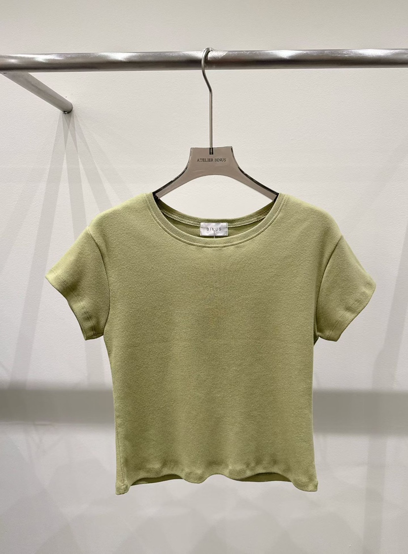 BINUS韓國直郵女士新品推薦真品人氣職業時尚休閑T恤修身BINUST恤圖色3