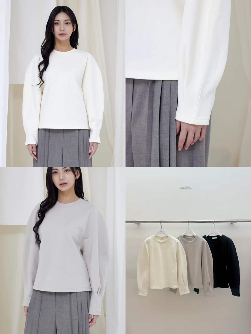 LE-PPL東大門直郵女裝新品職業真品26春夏推薦休閑長袖T恤LE-PPL長袖T恤
