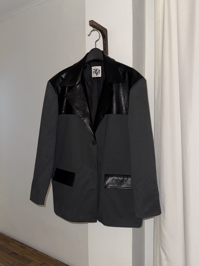 SEOLO韓國直郵女裝新品休閑時尚真品職業推薦人氣夾克皮革棉Seolo seoul夾克