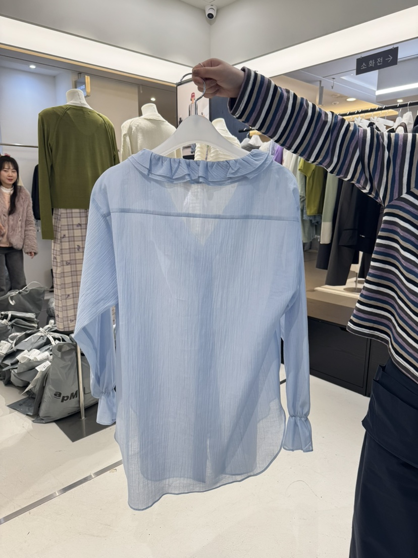 OLI SEOUL東大門實拍女裝新款熱賣職業人氣26春夏襯衫蕾絲衫OLI SEOUL襯衫/蕾絲衫