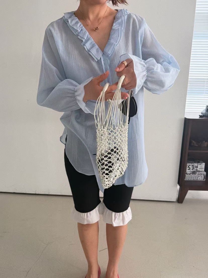 OLI SEOUL東大門實拍女裝新款熱賣職業人氣26春夏襯衫蕾絲衫OLI SEOUL襯衫/蕾絲衫