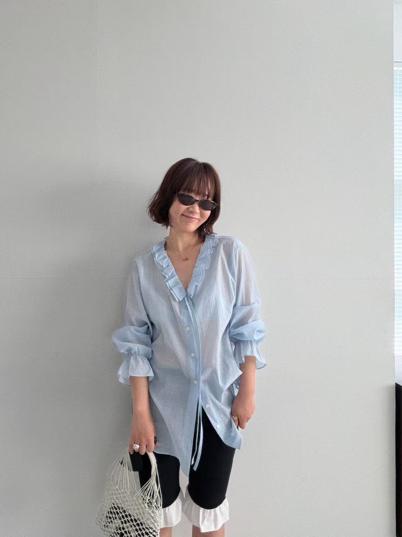 OLI SEOUL東大門實拍女裝新款熱賣職業人氣26春夏襯衫蕾絲衫OLI SEOUL襯衫/蕾絲衫