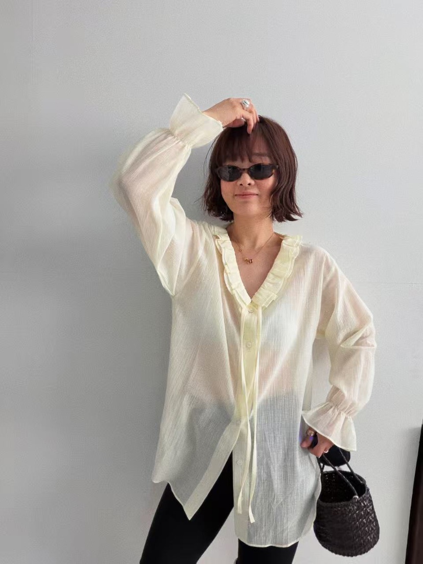 OLI SEOUL東大門實拍女裝新款熱賣職業人氣26春夏襯衫蕾絲衫OLI SEOUL襯衫/蕾絲衫