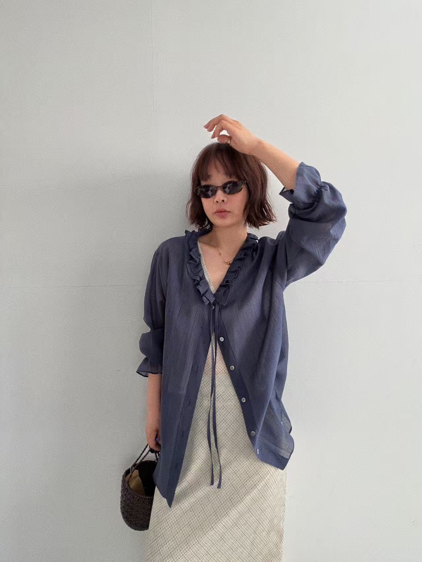 OLI SEOUL東大門實拍女裝新款熱賣職業人氣26春夏襯衫蕾絲衫OLI SEOUL襯衫/蕾絲衫