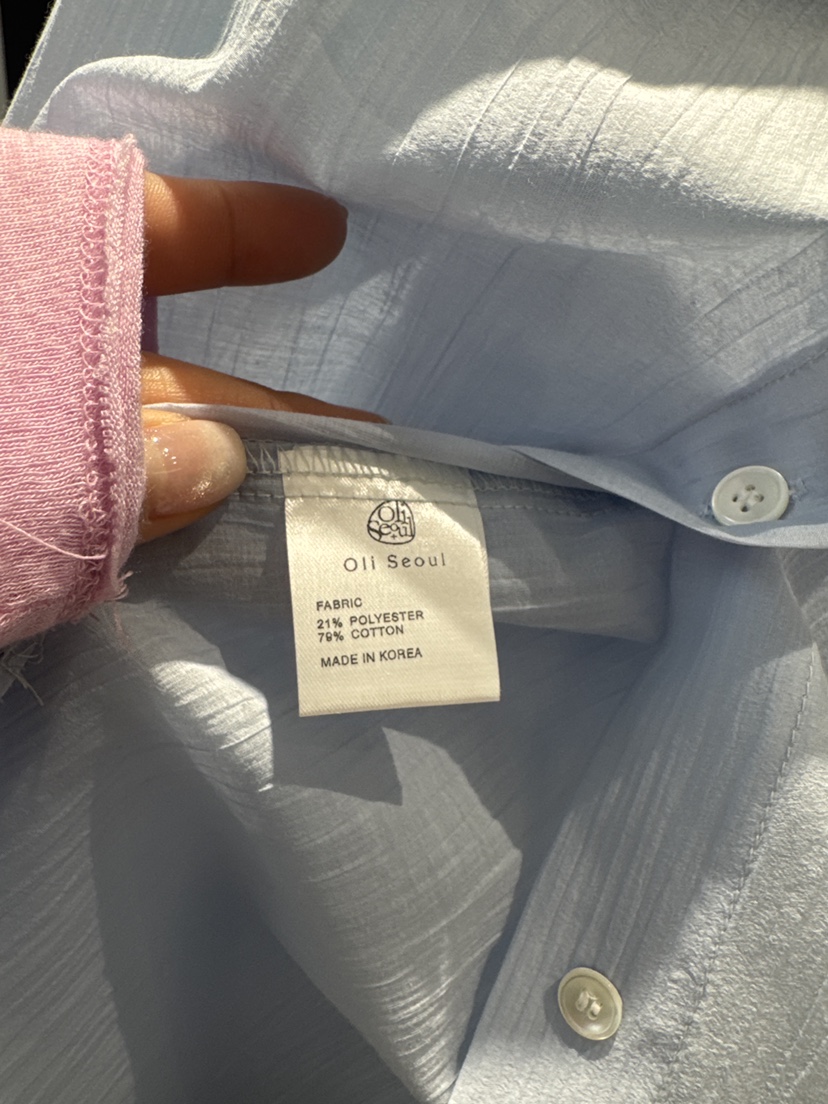 OLI SEOUL東大門實拍女裝新款熱賣職業人氣26春夏襯衫蕾絲衫OLI SEOUL襯衫/蕾絲衫