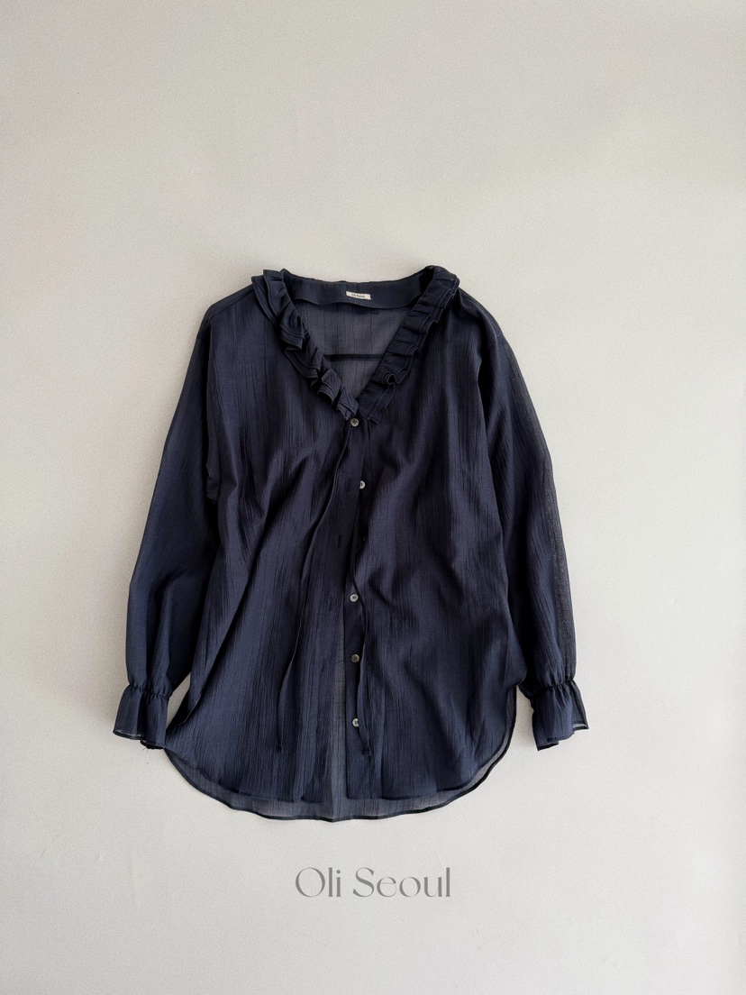 OLI SEOUL東大門實拍女裝新款熱賣職業人氣26春夏襯衫蕾絲衫OLI SEOUL襯衫/蕾絲衫圖色2