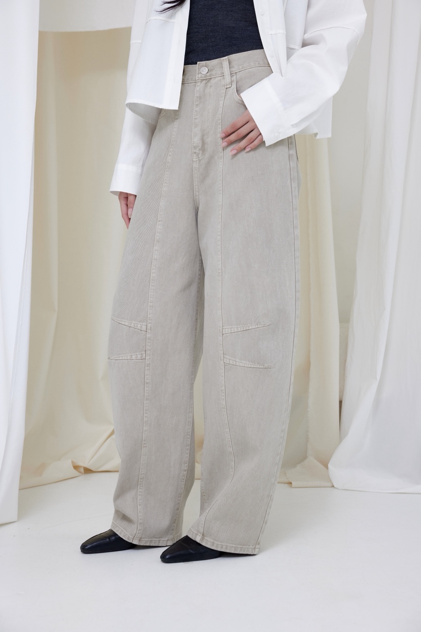 LE-PPL東大門實拍女士新品時尚休閑人氣熱賣真品26春夏牛仔褲LE-PPL牛仔褲圖色1