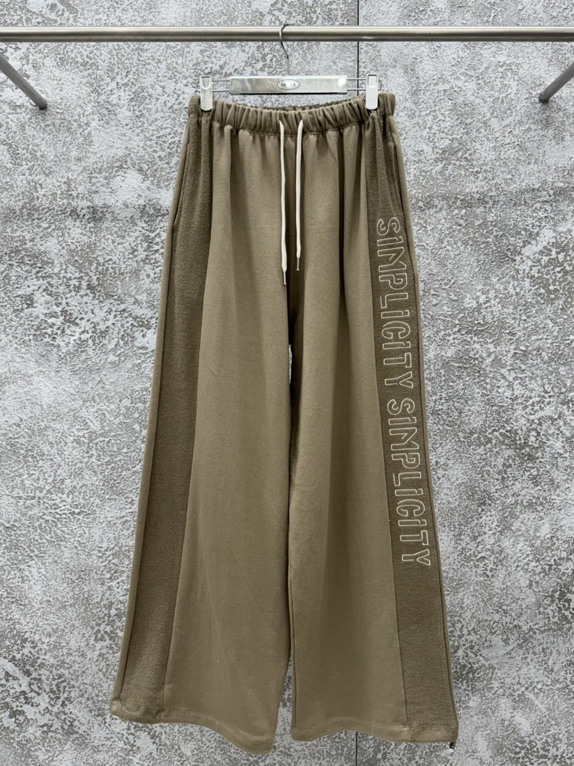 BADCALM韓國直郵女士新款熱賣時尚26春夏人氣真品休閑褲刺繡BADCALM休閑褲圖色1