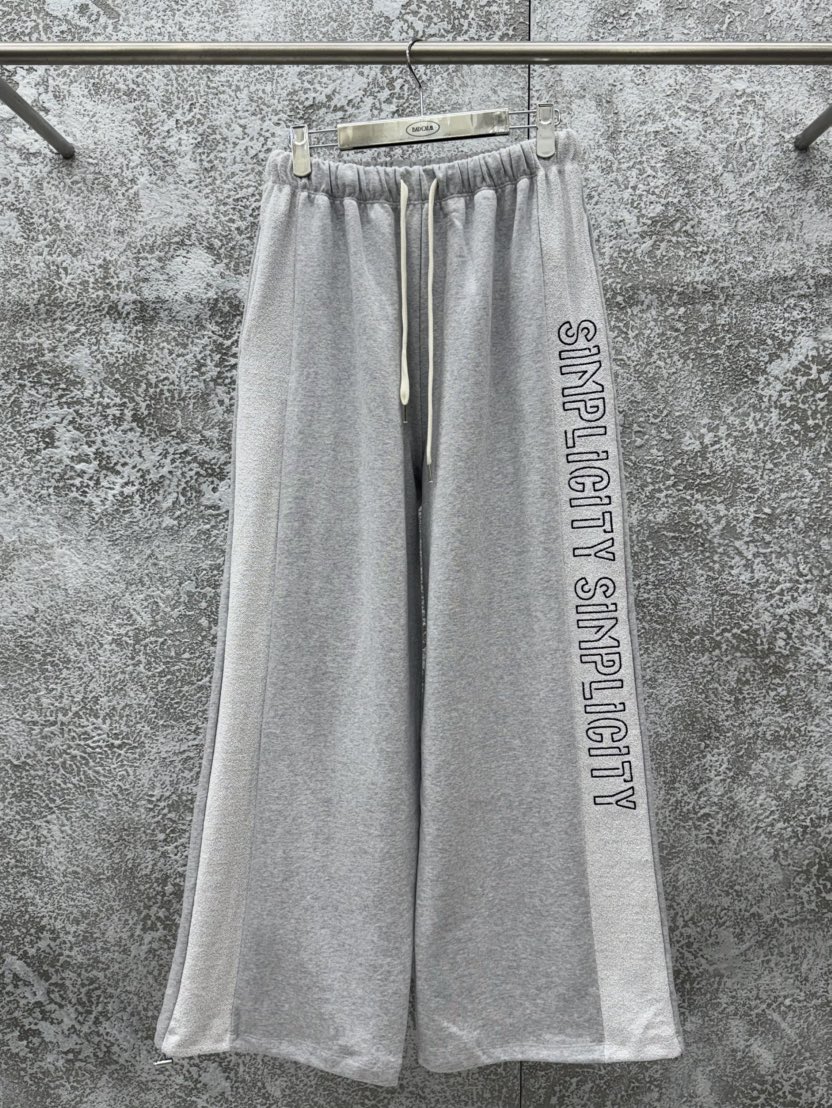 BADCALM韓國直郵女士新款熱賣時尚26春夏人氣真品休閑褲刺繡BADCALM休閑褲圖色2