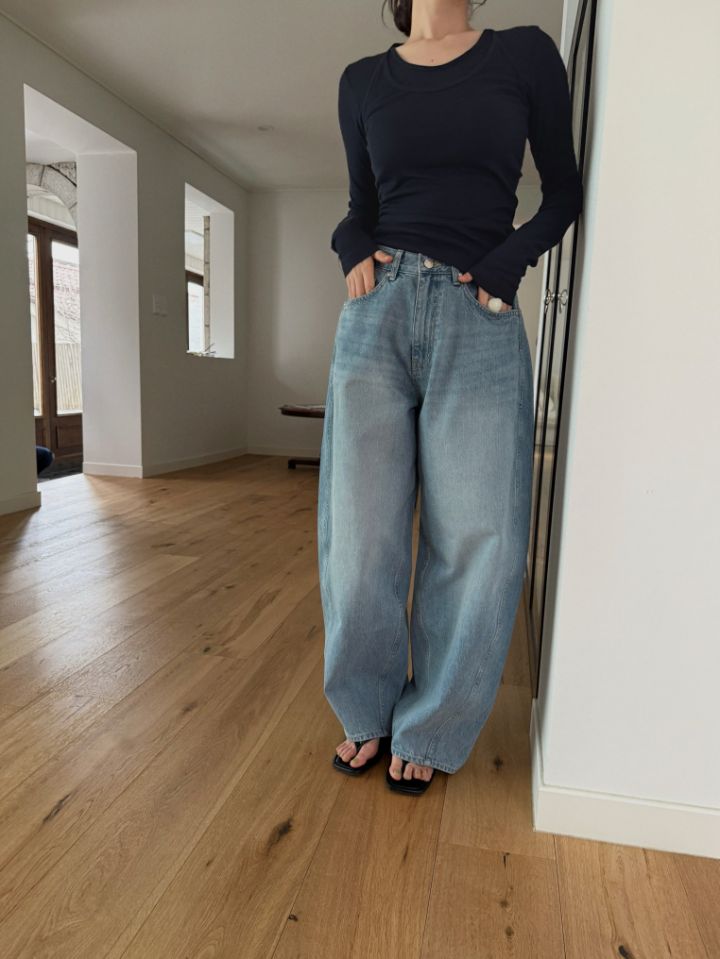 MARE韓國直郵女士新款熱賣推薦休閑職業人氣26春夏牛仔褲MARE牛仔褲