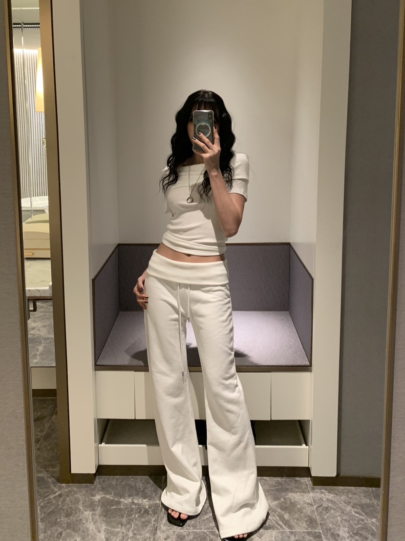 BADCALM東大門實拍女裝新款熱賣推薦職業真品26春夏休閑褲修身BADCALM休閑褲