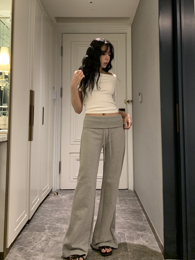 BADCALM東大門實拍女裝新款熱賣推薦職業真品26春夏休閑褲修身BADCALM休閑褲