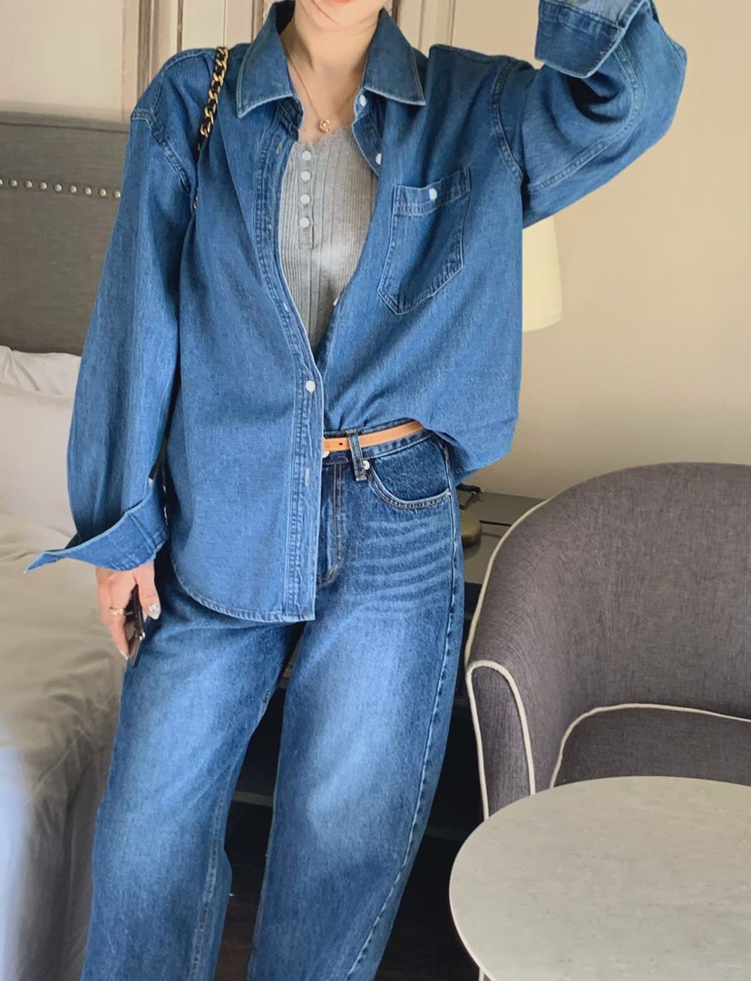 LA CREME韓國代購女士新品職業26春夏熱賣襯衫蕾絲衫口袋LA CREME襯衫/蕾絲衫