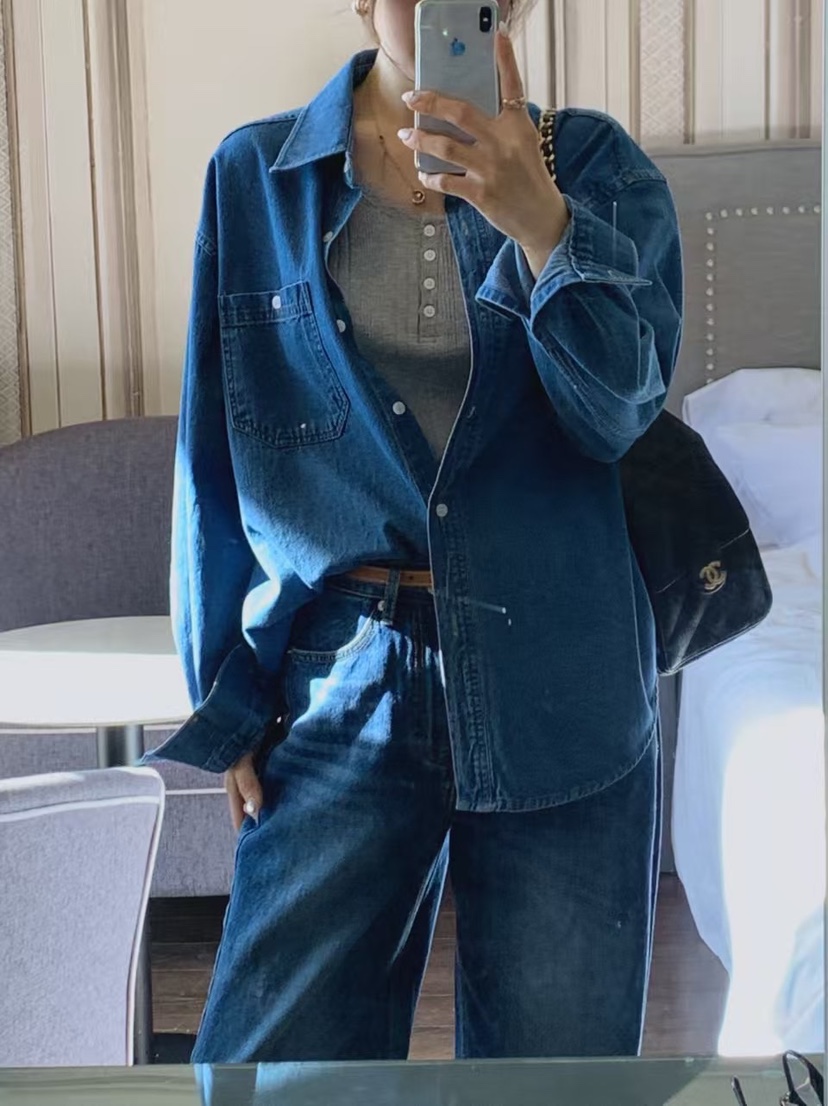 LA CREME韓國代購女士新品職業26春夏熱賣襯衫蕾絲衫口袋LA CREME襯衫/蕾絲衫