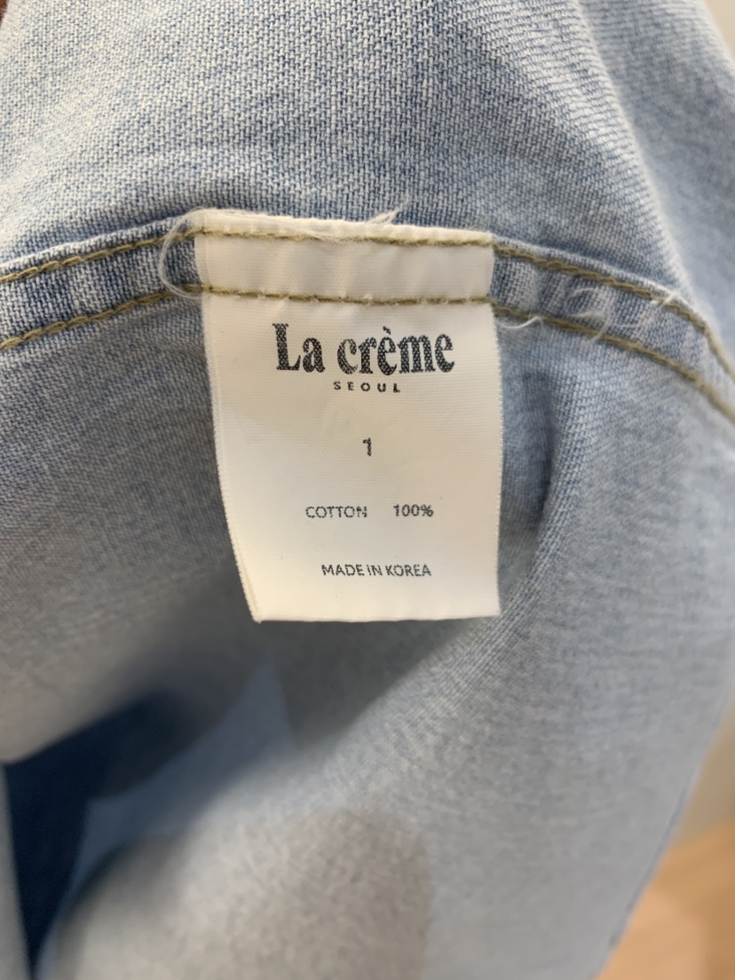 LA CREME韓國代購女士新品職業26春夏熱賣襯衫蕾絲衫口袋LA CREME襯衫/蕾絲衫