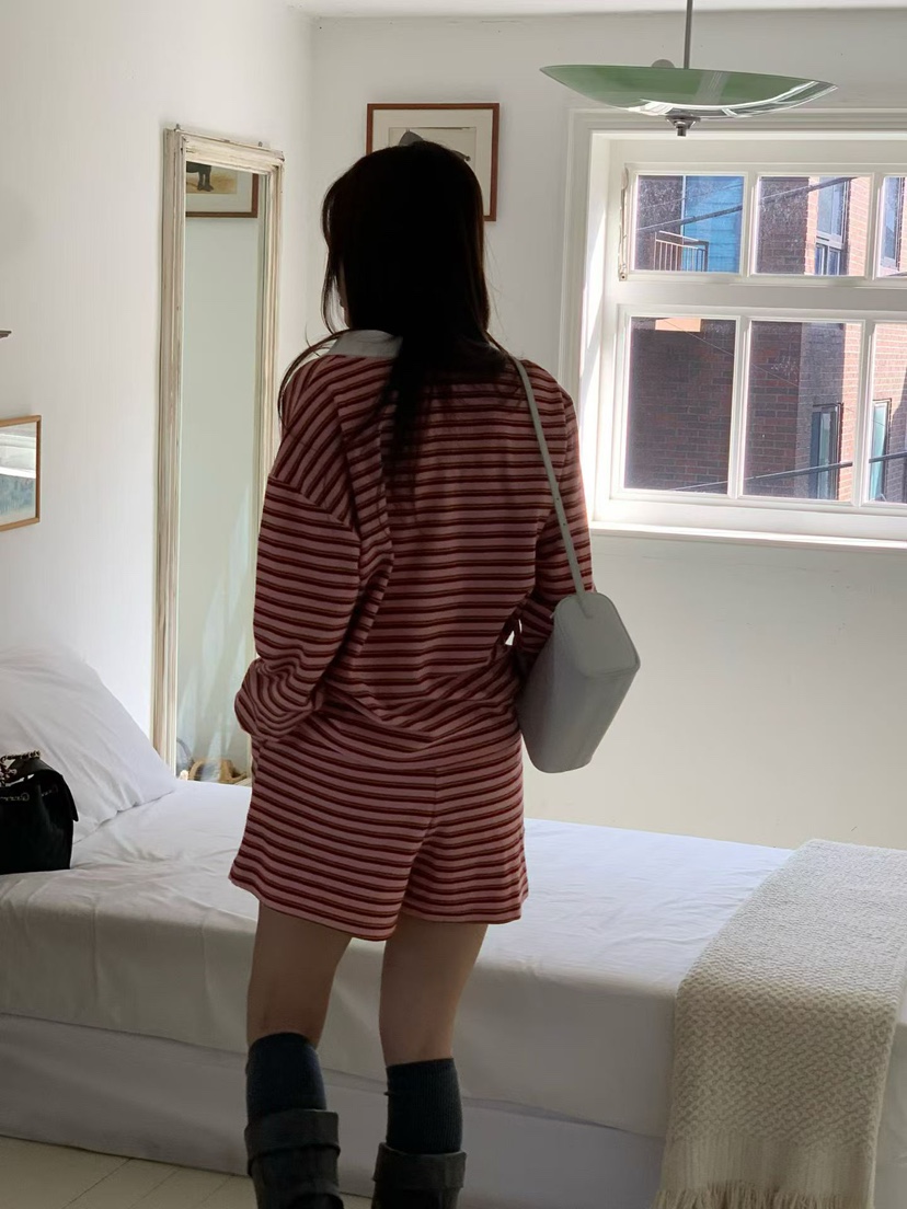 LA CREME東大門實拍女士新品職業時尚26春夏熱賣長袖T恤LA CREME長袖T恤