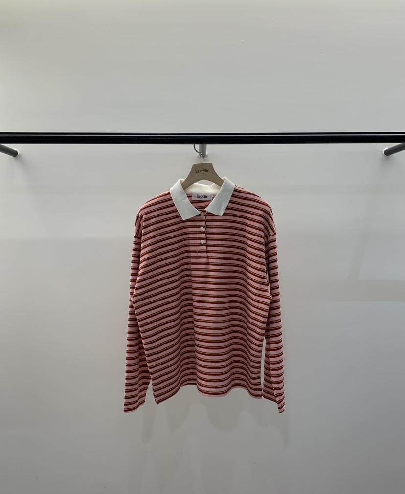 LA CREME東大門實拍女士新品職業時尚26春夏熱賣長袖T恤LA CREME長袖T恤圖色1