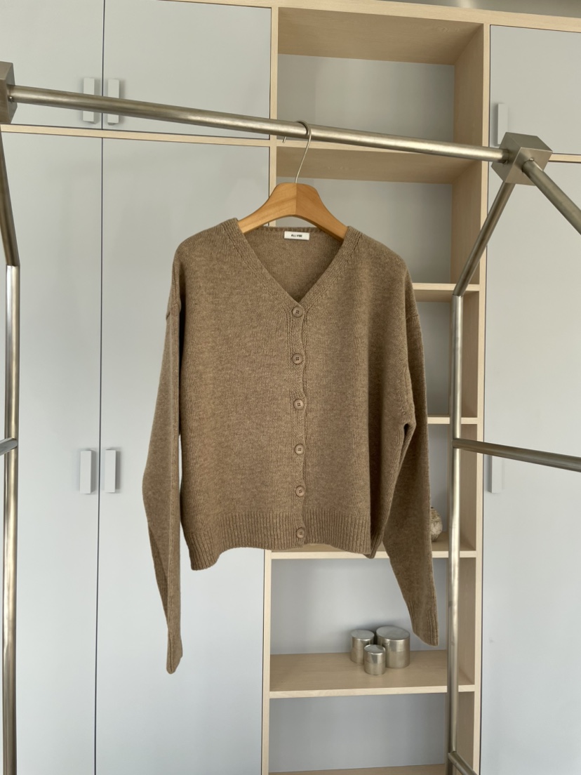 ALLVIBE韓國直郵女士新品推薦人氣26春夏職業熱賣真品毛衣ALLVIBE毛衣圖色1