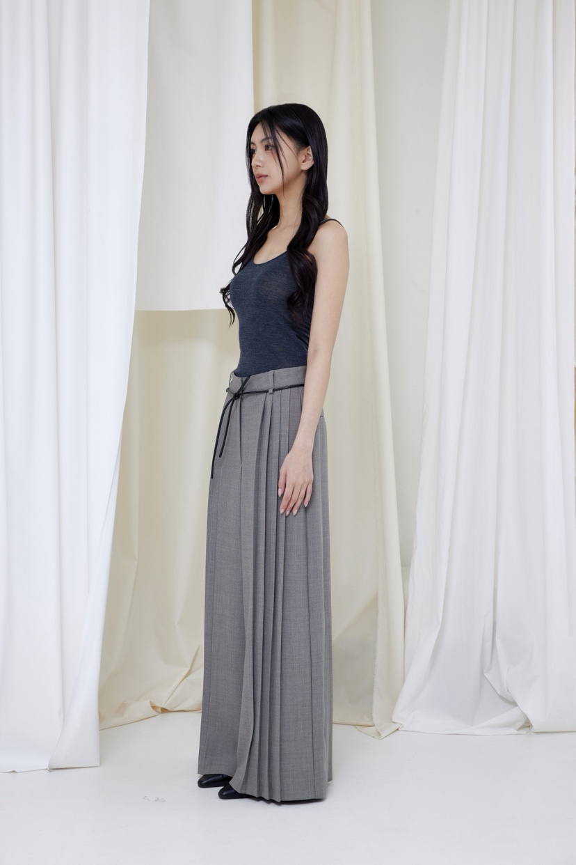 LE-PPL東大門直郵女士新款熱賣休閑時尚推薦休閑褲含腰繩LE-PPL休閑褲