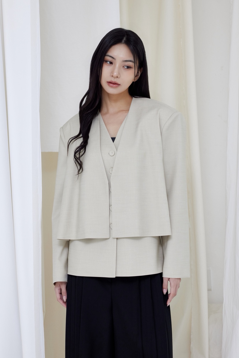 LE-PPL東大門代購女士新品推薦休閑時尚熱賣人氣套裝套裝LE-PPL套裝圖色2