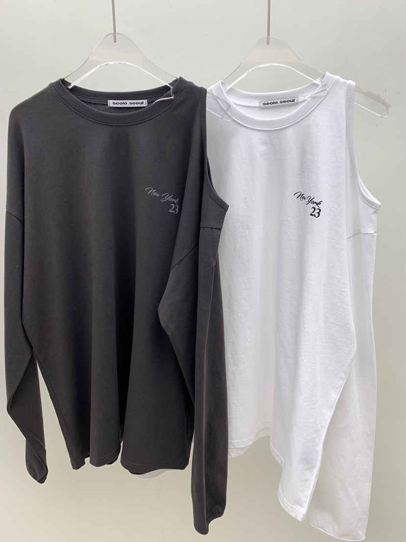 SEOLO東大門代購女裝新品休閑時尚26春夏熱賣推薦長袖T恤Seolo seoul長袖T恤