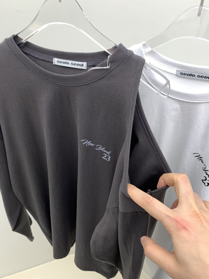 SEOLO東大門代購女裝新品休閑時尚26春夏熱賣推薦長袖T恤Seolo seoul長袖T恤