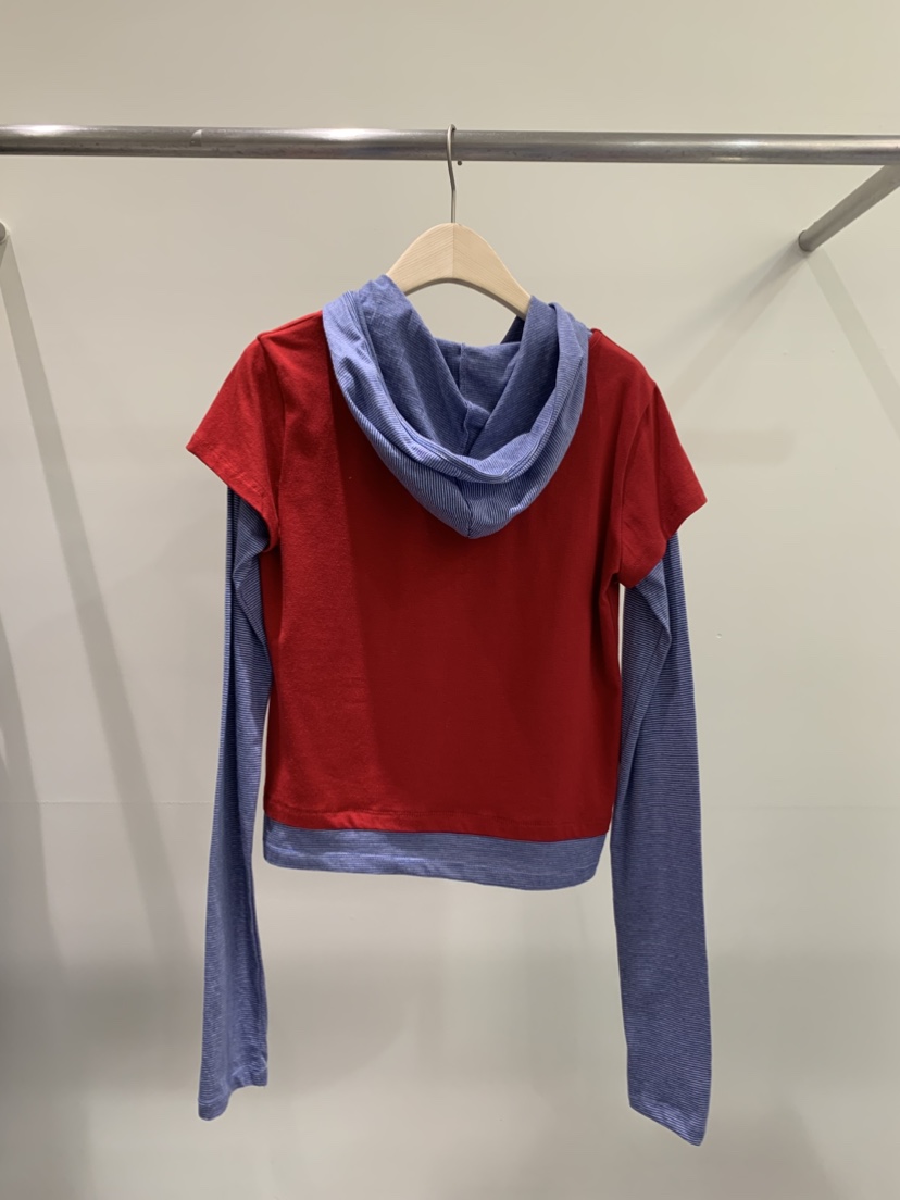 ZITTEN東大門實拍女裝新款職業推薦26春夏時尚長袖T恤假兩件ZITTEN長袖T恤