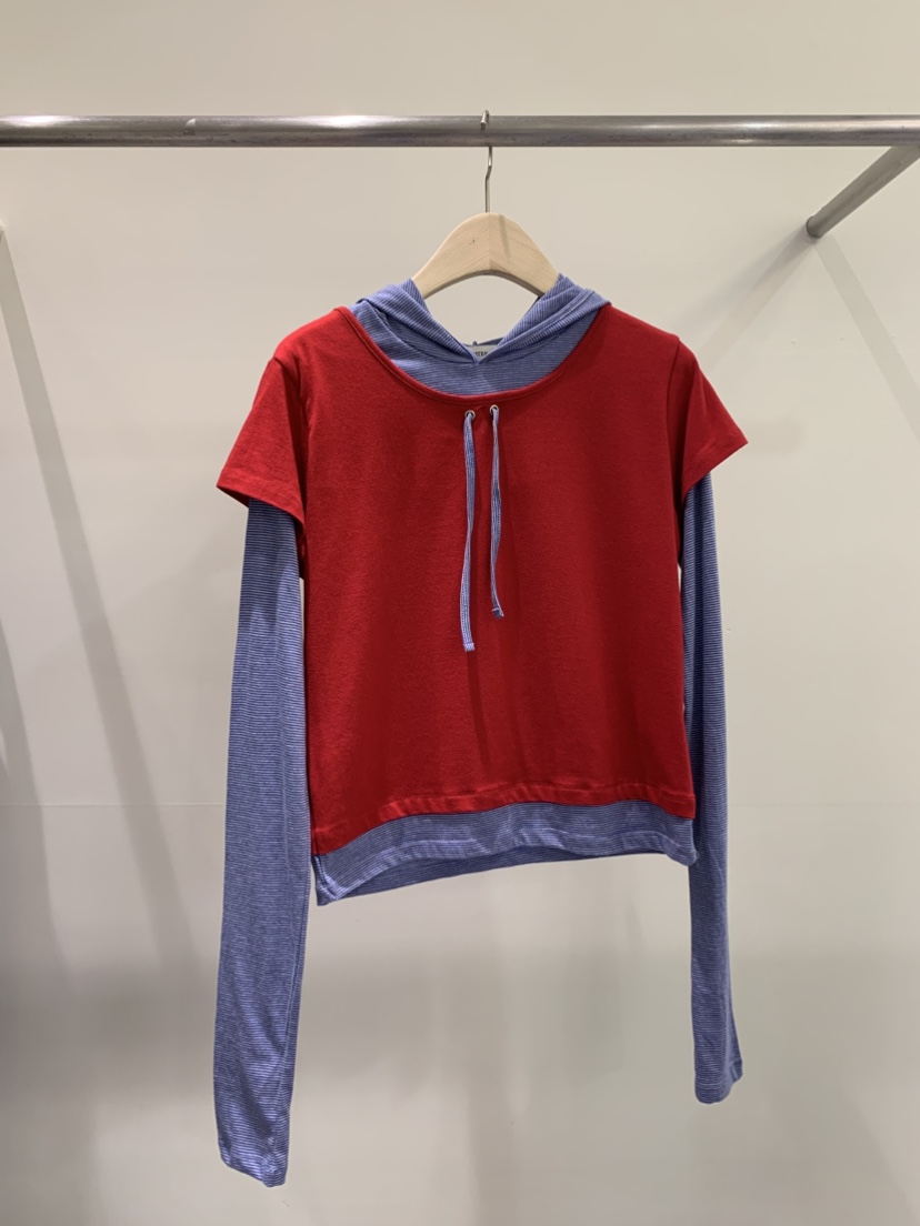 ZITTEN東大門實拍女裝新款職業推薦26春夏時尚長袖T恤假兩件ZITTEN長袖T恤圖色1