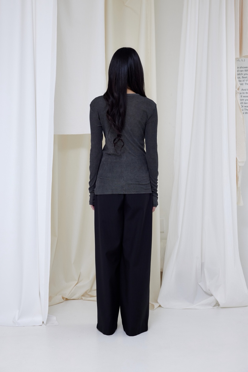 LE-PPL東大門實拍女士新品熱賣休閑人氣時尚推薦長袖T恤LE-PPL長袖T恤