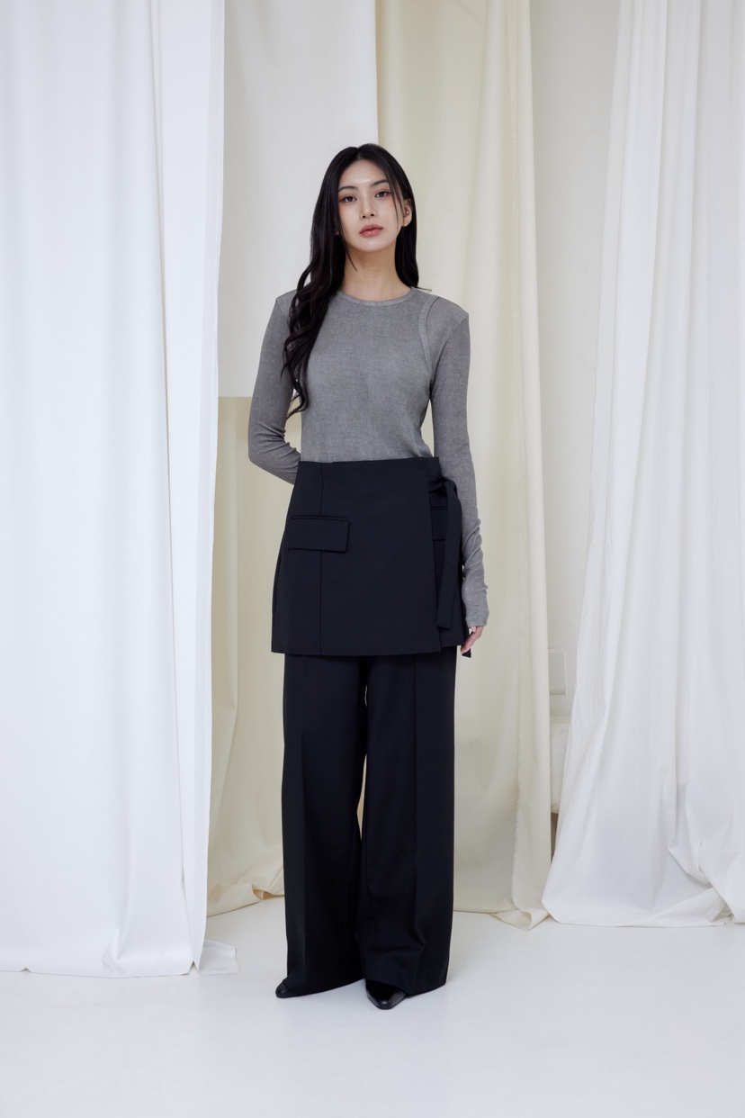 LE-PPL東大門實拍女士新品熱賣休閑人氣時尚推薦長袖T恤LE-PPL長袖T恤