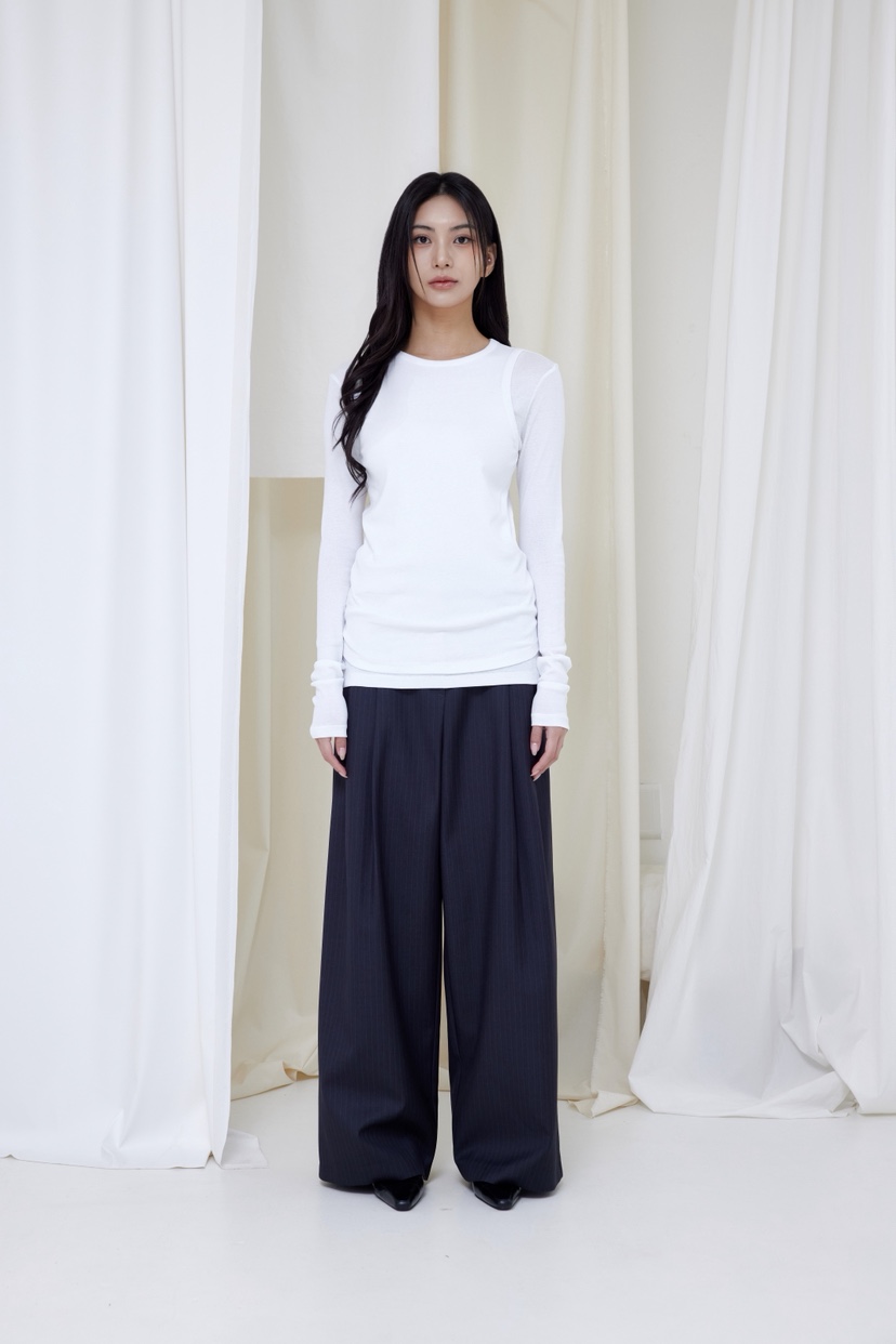 LE-PPL東大門實拍女士新品熱賣休閑人氣時尚推薦長袖T恤LE-PPL長袖T恤