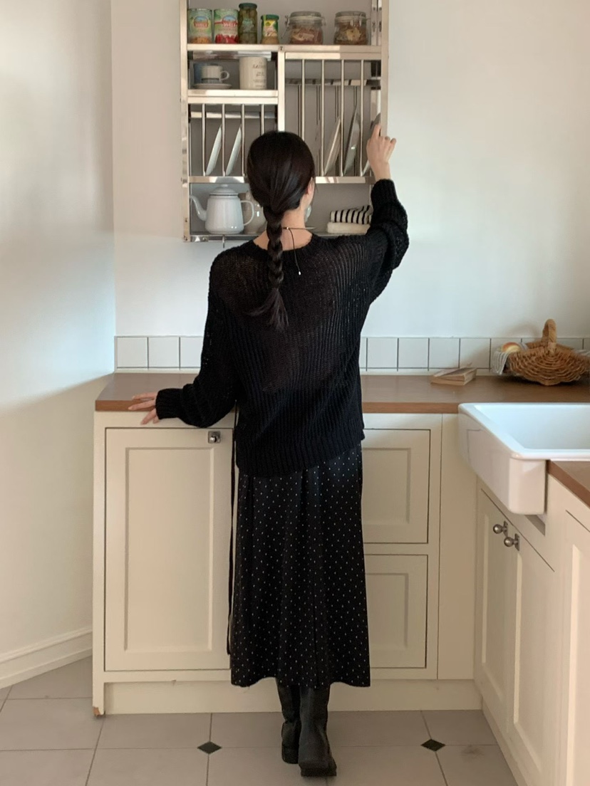 BINUS東大門代購女士新品人氣時尚職業推薦26春夏休閑針織衫BINUS針織衫