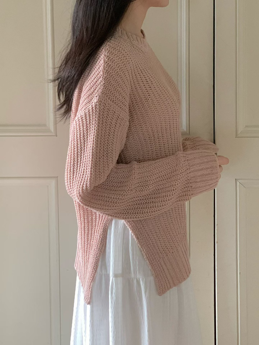 BINUS東大門代購女士新品人氣時尚職業推薦26春夏休閑針織衫BINUS針織衫