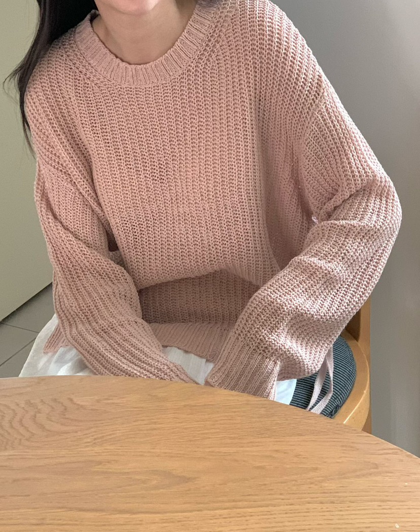 BINUS東大門代購女士新品人氣時尚職業推薦26春夏休閑針織衫BINUS針織衫