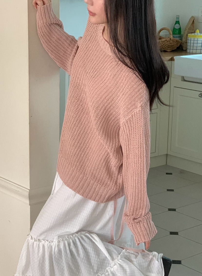 BINUS東大門代購女士新品人氣時尚職業推薦26春夏休閑針織衫BINUS針織衫