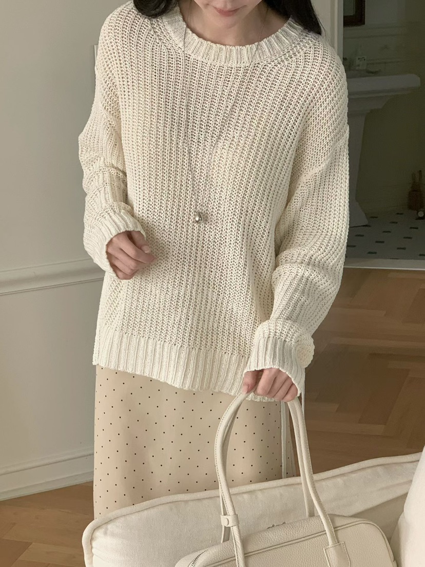 BINUS東大門代購女士新品人氣時尚職業推薦26春夏休閑針織衫BINUS針織衫