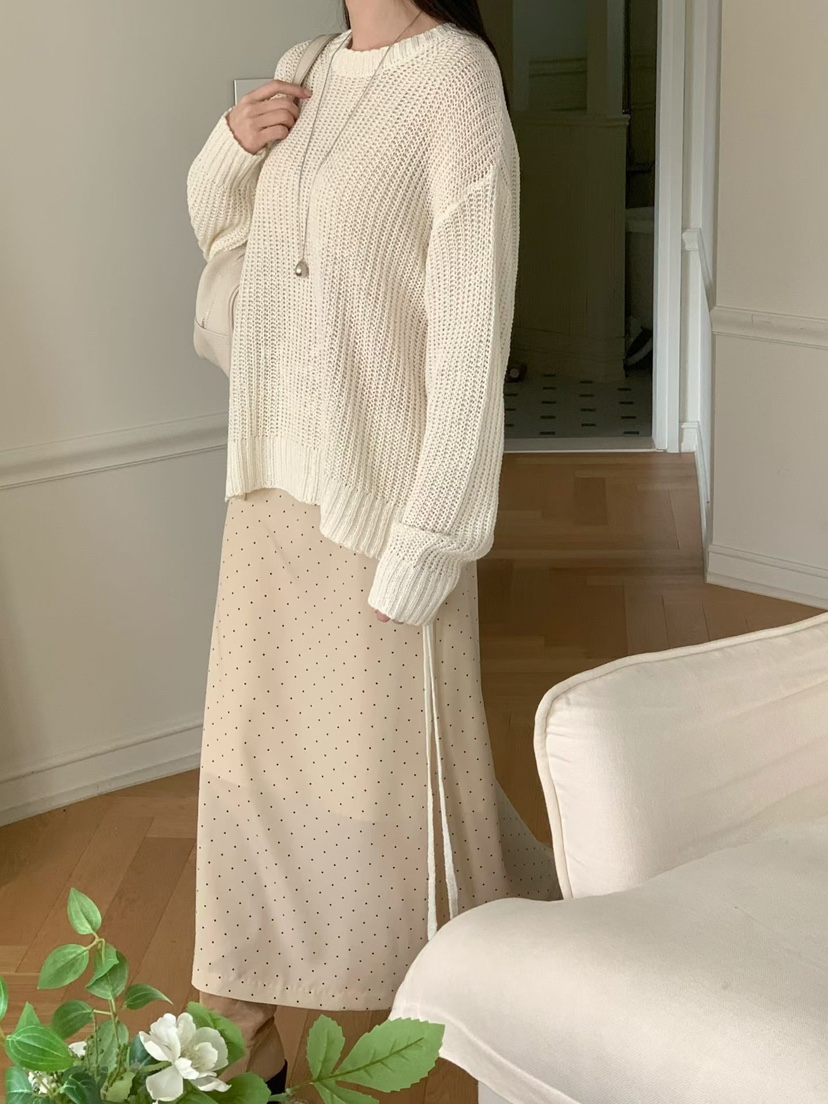 BINUS東大門代購女士新品人氣時尚職業推薦26春夏休閑針織衫BINUS針織衫